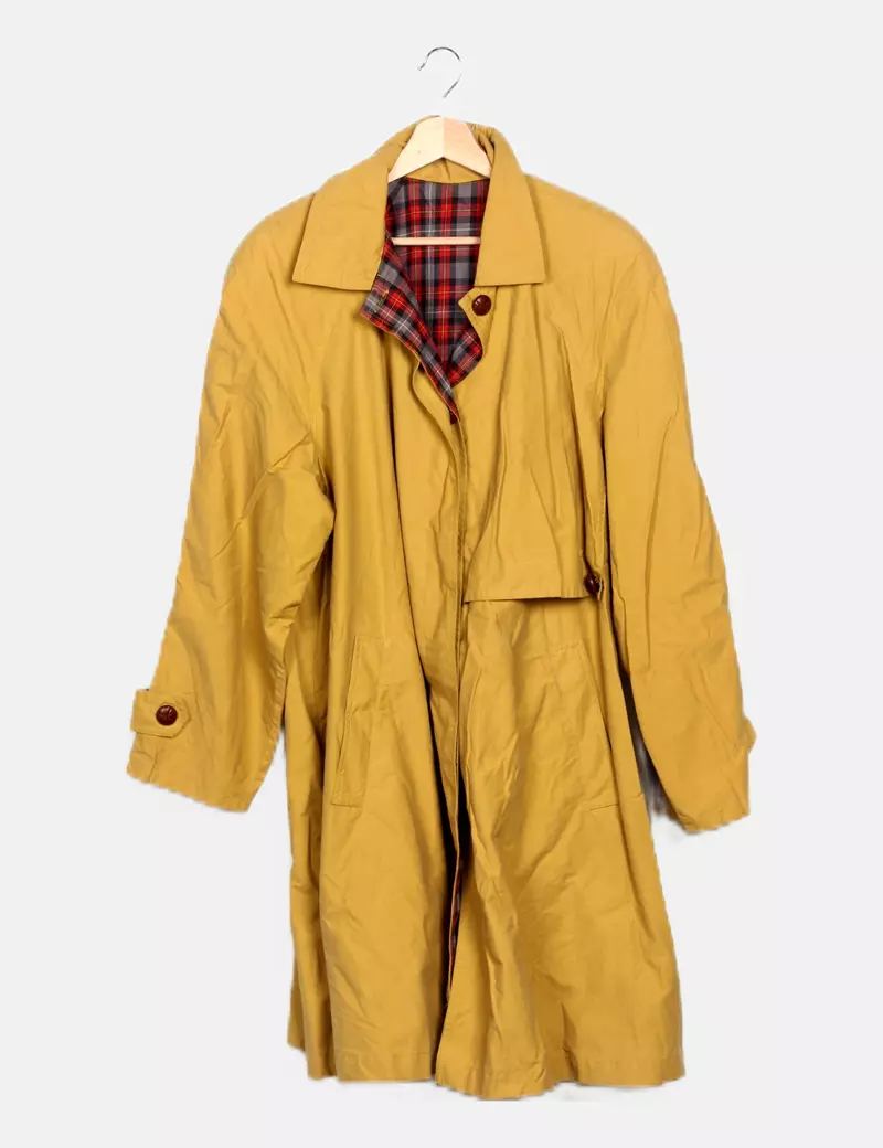 Green Casual NoName Trench Coat
