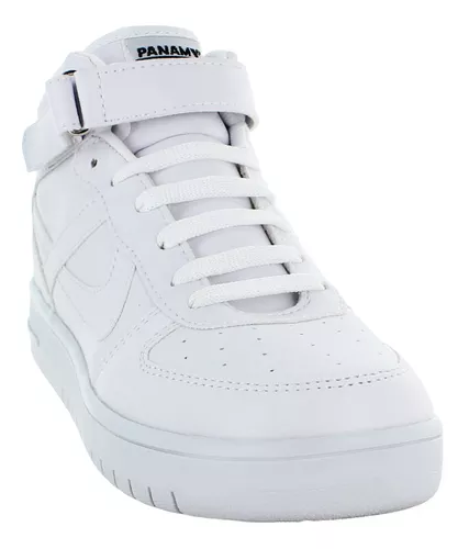 Panam Tenis Skate Escolar Similpiel Blanco Juvenil 81734