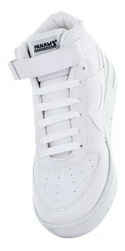 Panam Tenis Skate Escolar Similpiel Blanco Juvenil 81734
